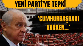 Devlet Bahçeli'den Cumhurbaşkanı Erdoğan konuşurken salonu terk eden Yeni Parti'ye tepki