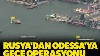 Rusya'dan Odessa'ya gece operasyonu: Askeri yük taşıyan gemi vuruldu