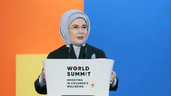 Emine Erdoğan Semerkant'taki zirvede Gazze'deki çocukların durumuna dikkat çekti