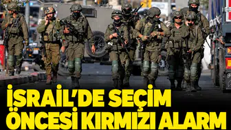 İsrail’de seçim öncesi kırmızı alarm: On binlerce asker sahaya indi
