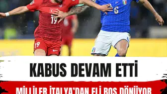 A Milli Takım İtalya'ya 3-1 yenildi: Uluslar Ligi'nde dördüncü maçta da puan çıkmadı