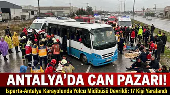 Antalya'da katliam gibi kaza: Kamyonet saniyelerle ölümden döndü! İzlerken kanınız donacak