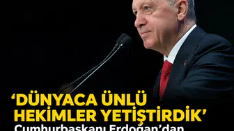 'Dünyaca ünlü hekimler yetiştirdik': Cumhurbaşkanı Erdoğan'dan 'sağlıklı Türkiye vizyonu' vurgusu