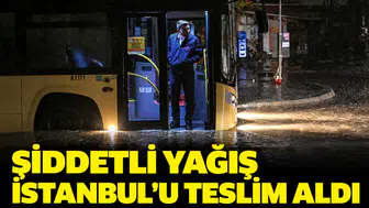 Şiddetli yağış İstanbul'u teslim aldı: Dere taştı, araçlar sürüklendi, 1 kişi selde hayatını kaybetti