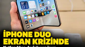 İphone Duo ekran krizinde: Katlandıkça derinleşen iz ve çatlak şikâyetleri gündemde