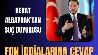 Berat Albayrak'ın avukatından fon iddialarına ilişkin suç duyurusu açıklaması