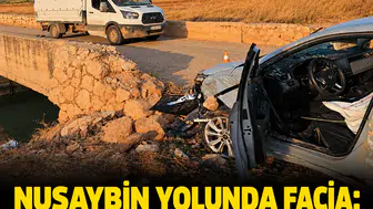 Nusaybin yolunda facia: Suya gömülen otomobil 6 kişilik aileye mezar oldu