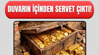Belçika'da kanalizasyon çalışmasında duvardan külçe altın çıktı