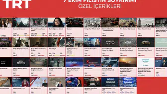 TRT İsrail'in Gazze saldırılarının 3. yılında özel içerikleri ekrana getirecek