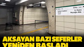 Aksayan bazı seferler yeniden başladı: Metro İstanbul açıklama yaptı