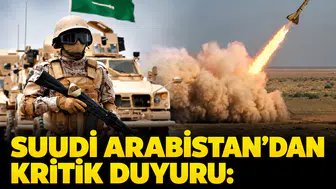 Suudi Arabistan'dan kritik duyuru: Kutsal şehirlere yönelen iki balistik füze havada vuruldu