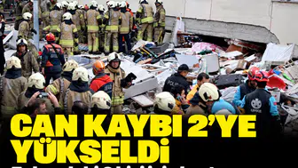 Can kaybı 2'ye yükseldi: Enkazdaki 2 kişi için kurtarma çalışmaları sürüyor