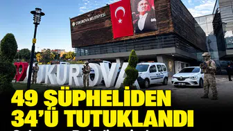 49 şüpheliden 34'ü tutuklandı: Çukurova Belediyesinde ihale ve rüşvet skandalı
