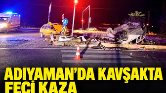 Şiddetli çarpışmayla araç ters döndü: Yaralılar arasında 7 aylık bebek de var
