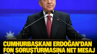 Cumhurbaşkanı Erdoğan'dan fon soruşturmasına net mesaj: 'Türk sermaye piyasaları safralarından kurtulacak'