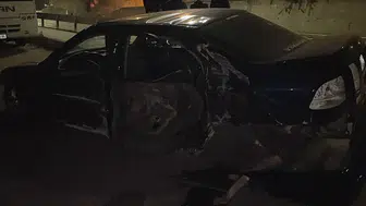 Kayseri'de trafik kazası: Sıfır kilometre araçla yolculuk kötü bitti!