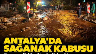 Antalya’da sağanak kabusu: Demre iki haftada ikinci kez sular altında kaldı!