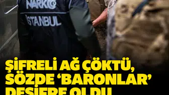 Şifreli ağ çöktü, sözde 'baronlar' deşifre oldu: 13 ilde dev uyuşturucu operasyonu!