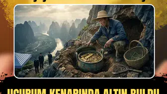 Çin'de uçurum kenarında Tang Hanedanlığı'na ait 68,5 kilo altın bulundu