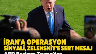 İran'a operasyon sinyali, Zelenskiy'e sert mesaj: ABD Başkanı Trump'a 'taktik nükleer silah' soruldu