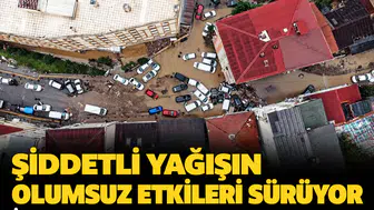 Şiddetli yağışın olumsuz etkileri sürüyor: İstanbul'da hayat durma noktasına geldi