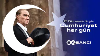 Sabancı’dan Cumhuriyet’in 103. yılında anlamlı mesaj