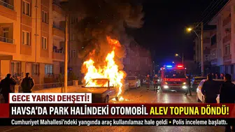 Gece yarısı dehşeti! Saniyeler içinde alev topuna döndü... mahalleliyi uykusundan eden şok görüntü!
