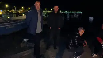 Akşam saatlerinde denize açıldı, sonra iz bırakmadan kayboldu