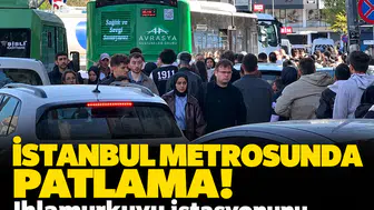 İstanbul metrosunda patlama! Ihlamurkuyu istasyonunu duman kapladı