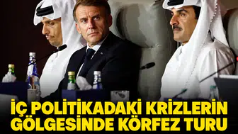 Fransa lideri Macron'un diplomatik maratonunda son durak Katar oldu