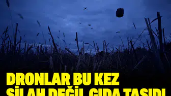 Ukrayna'dan Oleşki'ye drone ile 4 tonluk insani yardım operasyonu