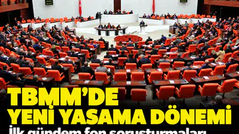 TBMM'de yeni yasama dönemi: İlk gündem fon soruşturmaları ve Terörsüz Türkiye