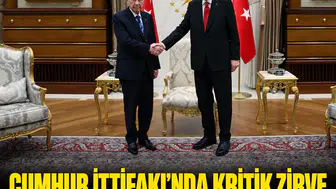 Cumhur İttifakı'nda kritik zirve: Erdoğan ile Bahçeli Külliye'de bir araya geliyor