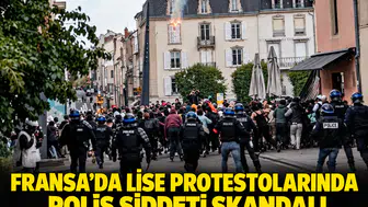Fransa’da lise protestolarında polis şiddeti skandalı: Cinsel taciz iddiası ortalığı karıştırdı