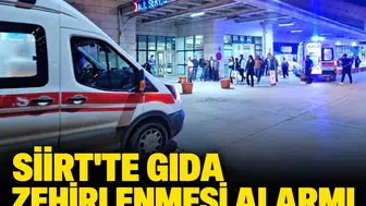 Siirt'te gıda zehirlenmesi alarmı: 77'si öğrenci 88 kişi hastanelik oldu