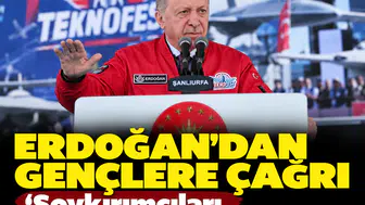 Erdoğan’dan Şanlıurfa TEKNOFEST’te gençlere tarihi çağrı: 'Savaş suçlularını sizler durduracaksınız'
