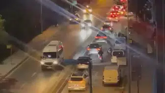 Bayrampaşa'da çalışma sırasında yol çöktü: Ekipler sevk edildi