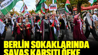 Berlin sokaklarında savaş karşıtı öfke: Binlerce kişi meydanlara indi