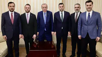 Cumhurbaşkanı Erdoğan Üsküdar ve Ataşehir belediye başkan vekillerini kabul etti