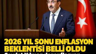 2026 yıl sonu enflasyon beklentisi belli oldu: Cevdet Yılmaz dezenflasyon mesajı verdi