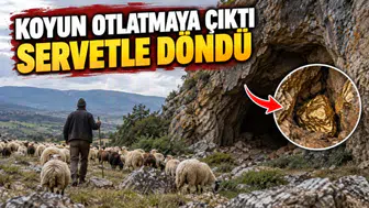 Sığınacak yer ararken servet buldu: Mağara duvarından 7 kilo altın çıktı!