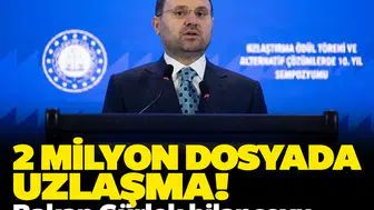 Ceza davaları yüzde 33 azaldı: Bakan Gürlek uzlaştırmanın bilançosunu açıkladı