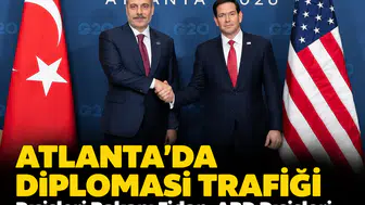 Atlanta'da diplomasi trafiği: Dışişleri Bakanı Fidan, ABD Dışişleri Bakanı Rubio ile bir araya geldi