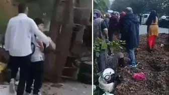Düzce'de korkutan kaza: Traktör römorku devrildi, yola savrulan 11 kişi yaralandı