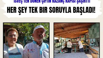 İsveç'ten dönen çift Çorum'daki köylerinde taş fırın pidesi ve pizza satıyor