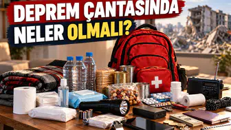 Deprem çantasında neler olmalı? Hangi malzemeler bulunmalı?