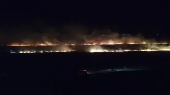 Balıkesir’de otluk alanda yangın