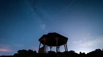 Kula'da göktaşı şöleninde göz kamaştıran görüntüler
