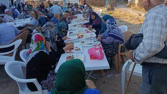 Şeyhçakır köyünde geleneksel hayır yemeği etkinliği yapıldı