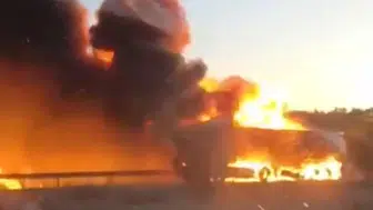 Köyceğiz'de yakıt tankerinde yangın ormana sıçradı